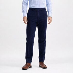 Ted Baker London‎ Corduroy Pants 32R Navy Slim Men's